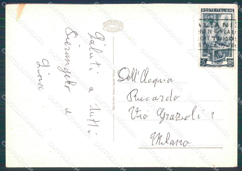 Verona Città Arena FG cartolina HB4592 – retro