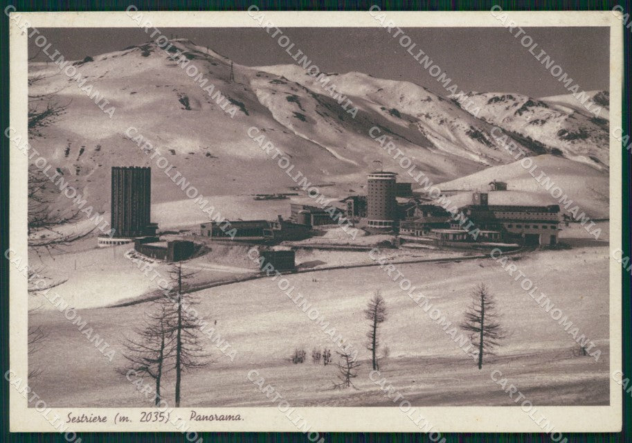 Torino Sestriere Nevicata FG cartolina HB4597 – fronte