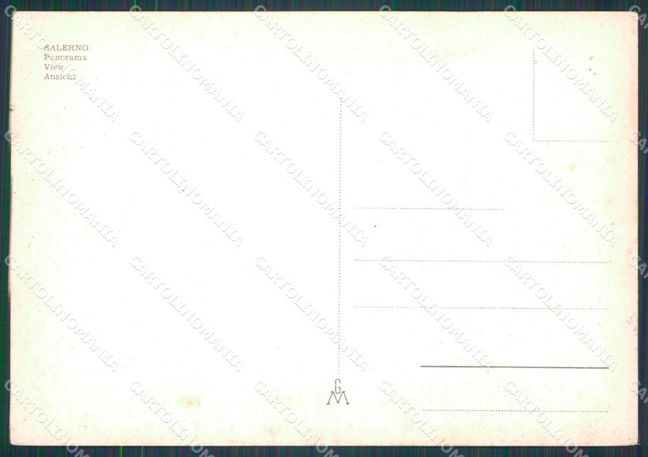 Salerno Città SCOLLATA PIEGA FG cartolina HB4600 – retro