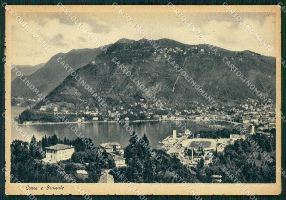 Como Brunate Lago di PIEGHINA FG cartolina HB4605 – fronte