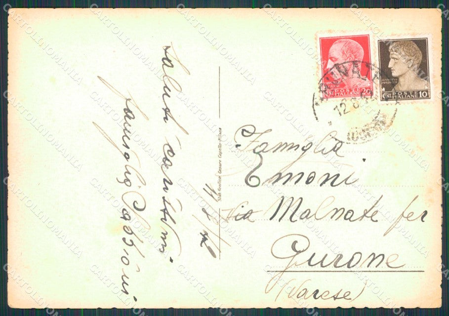 Como Brunate Lago di PIEGHINA FG cartolina HB4605 – retro