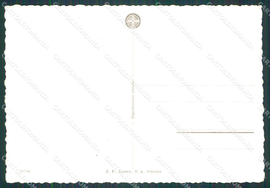 Bolzano Nova Levante Carezza Lago di Latemar FG cartolina HB4619 – retro