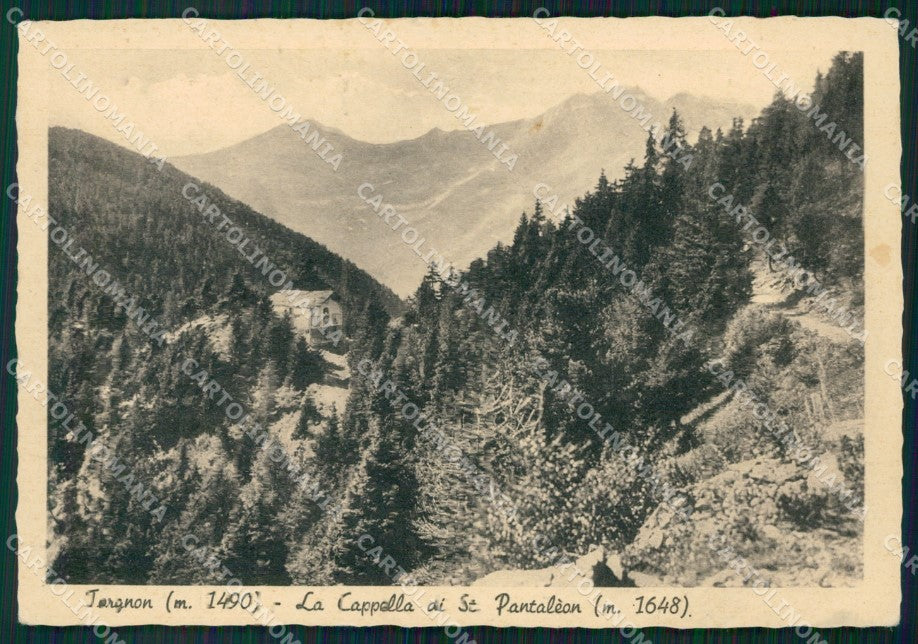 Aosta Torgnon Cappella San Pantaleon FG cartolina HB4640 – fronte