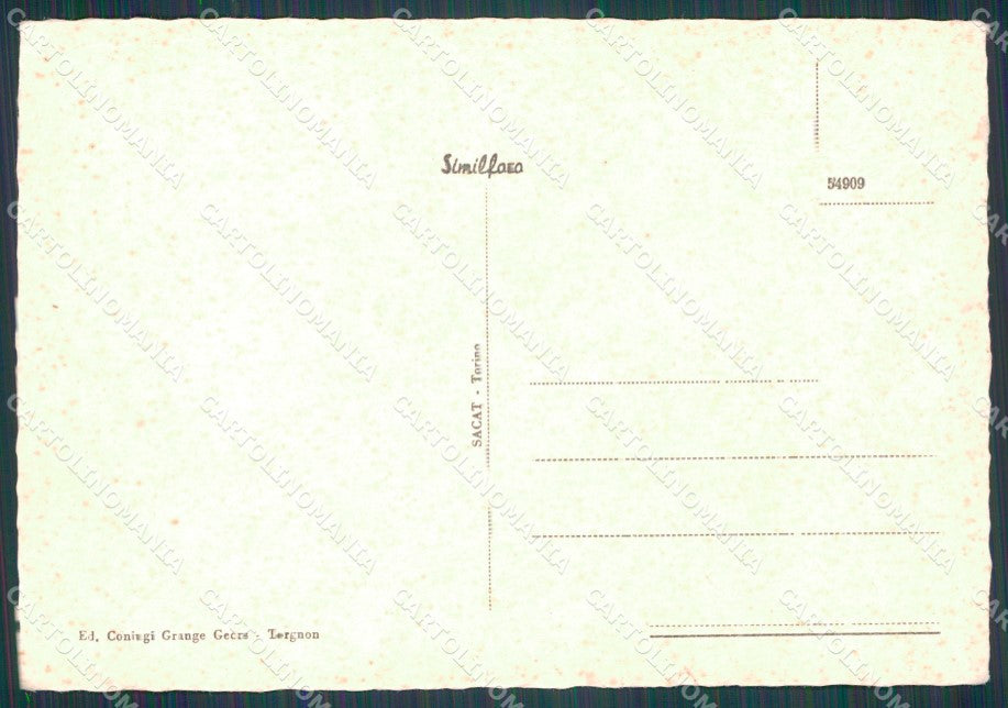 Aosta Torgnon Cappella San Pantaleon FG cartolina HB4640 – retro