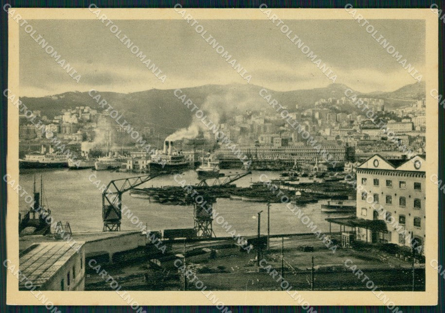 Genova Città Porto FG cartolina HB4660 – fronte