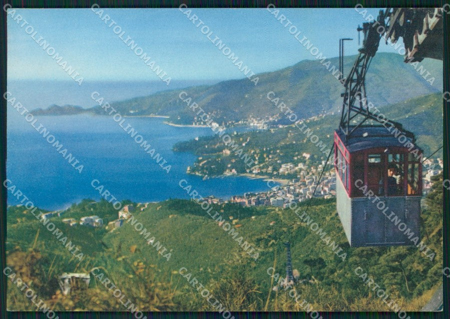 Genova Rapallo Funivia FG cartolina HB4673 – fronte