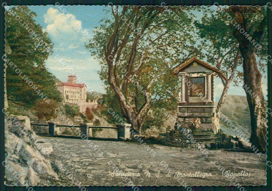 Genova Rapallo Santuario di Montallegro FG Foto cartolina HB4674 – fronte
