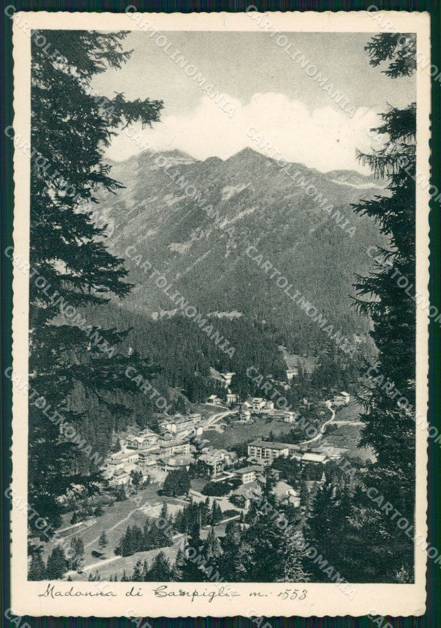Trento Pinzolo Madonnna di Campiglio PIEGHINA FG cartolina HB4675 – fronte