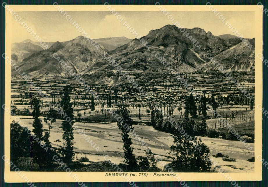 Cuneo Demonte Nevicata FG cartolina HB4679 – fronte