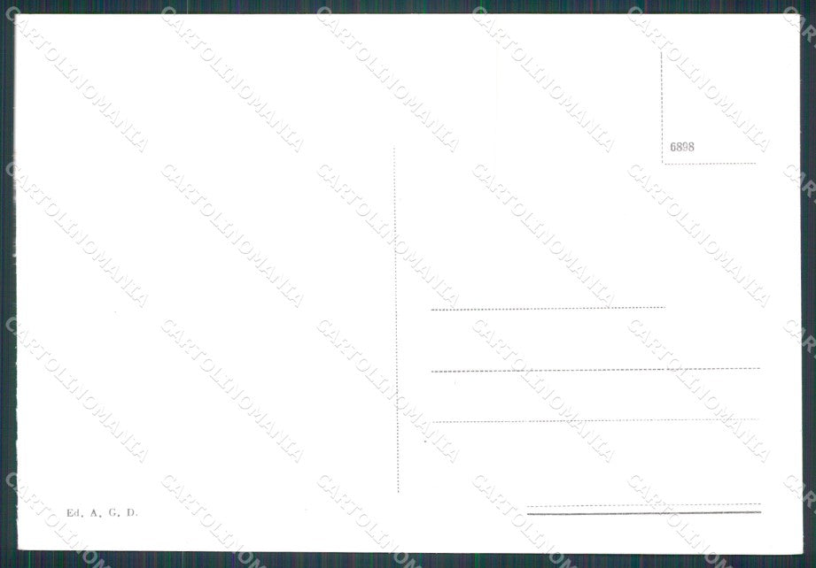 Cuneo Demonte Nevicata FG cartolina HB4679 – retro
