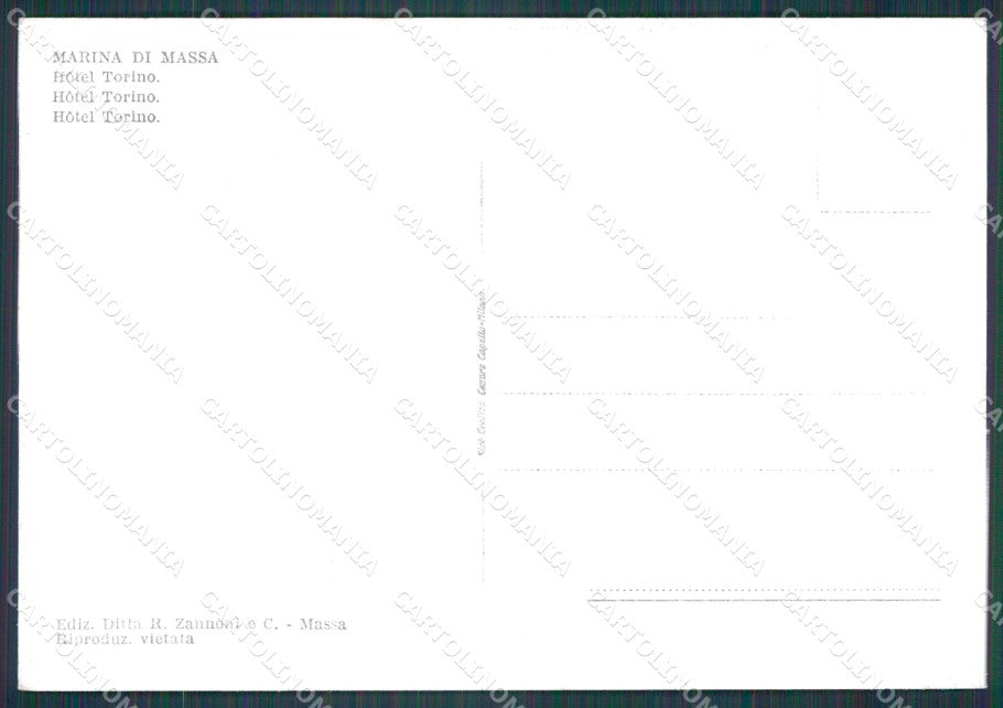 Massa Marina di FG cartolina HB4682 – retro
