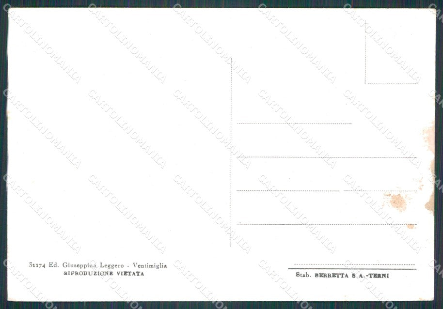 Imperia Ventimiglia MACCHIA FG cartolina HB4686 – retro