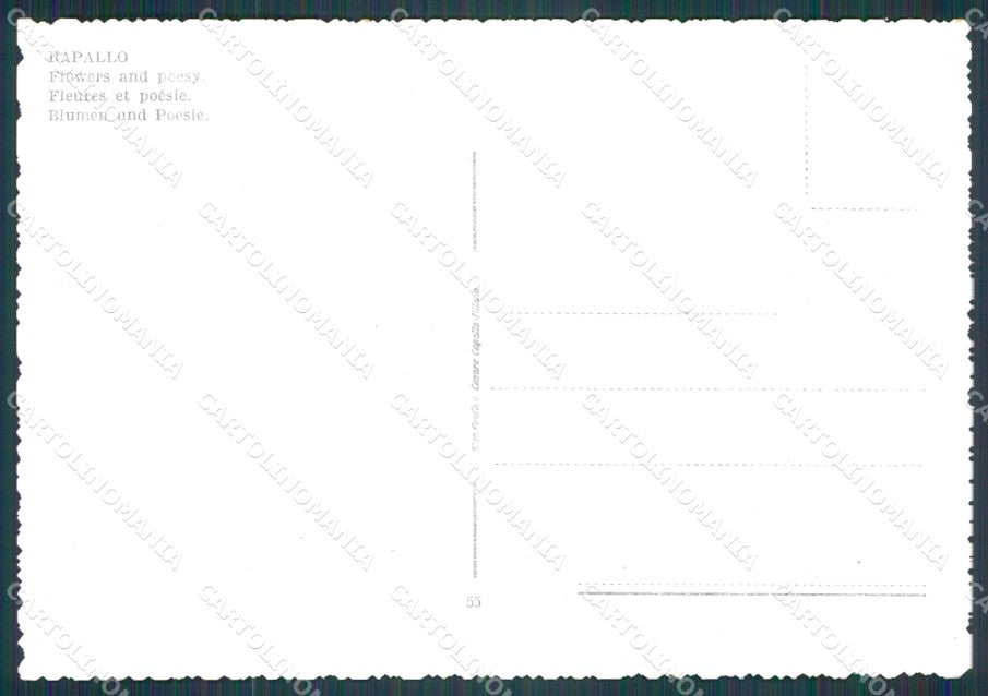 Genova Rapallo FG cartolina HB4699 – retro