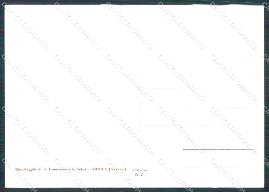 Varese Ghirla FG cartolina HB4710 – retro