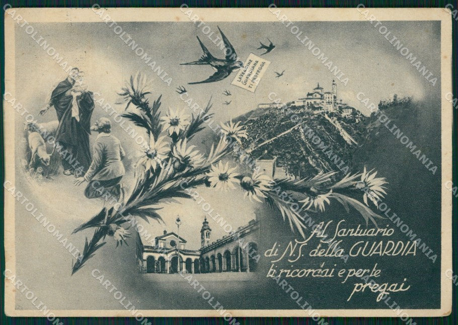Genova Ceranesi Santuario Madonna della Guardia FG cartolina HB4731 – fronte
