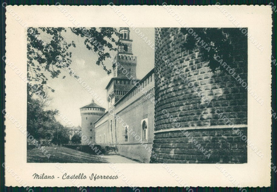 Milano Città Castello Sforzesco FG cartolina HB4745 – fronte