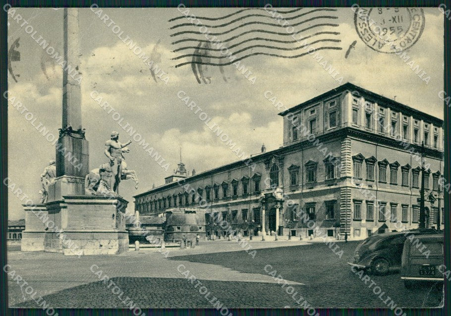 Roma Città Quirinale Auto PIEGHINA FG cartolina HB4746 – fronte