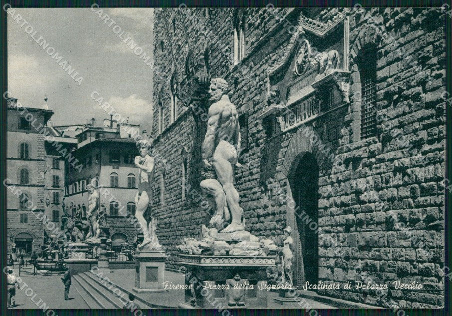 Firenze Città Piazza della Signoria FG cartolina HB4750 – fronte