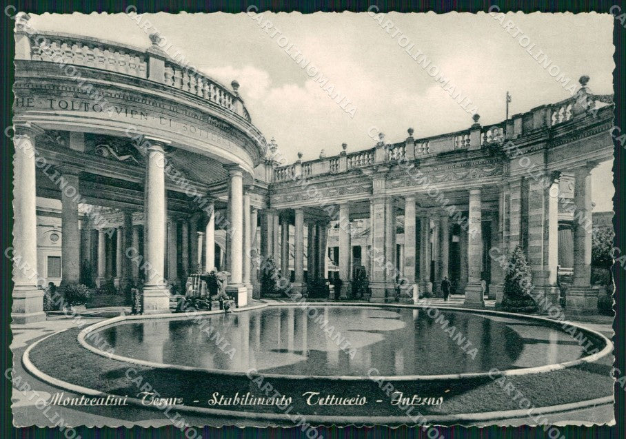 Pistoia Montecatini Terme Stabilimento Tettuccio FG cartolina HB4762 – fronte