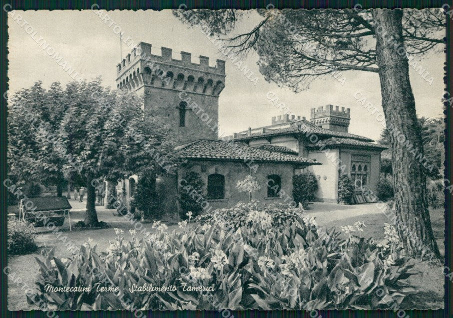 Pistoia Montecatini Terme Stabilimento Tamerici FG cartolina HB4763 – fronte