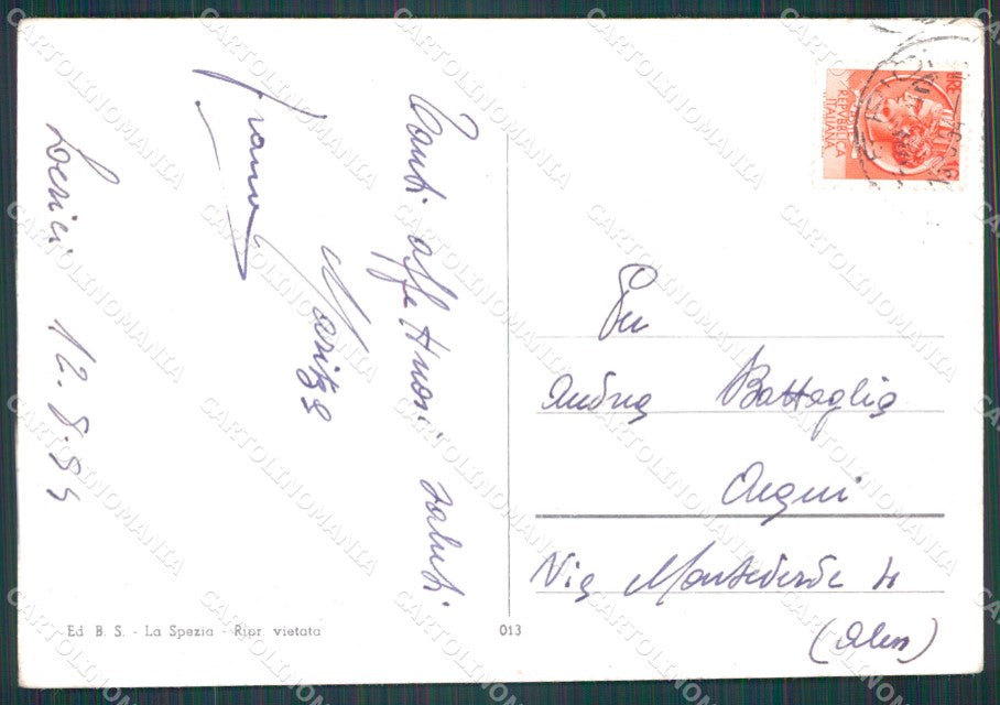 La Spezia Lerici FG cartolina HB4770 – retro