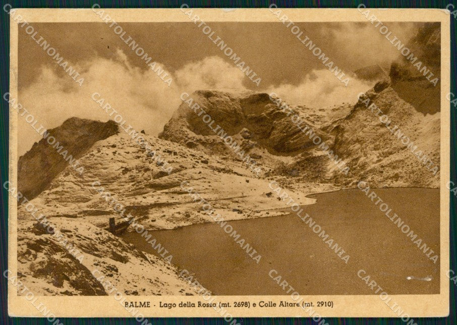Torino Balme Lago della Rossa FG cartolina HB4793 – fronte