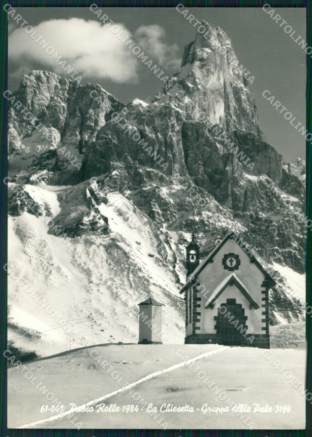 Trento Passo Rolle Gruppo delle Pale FG Foto cartolina HB4802 – fronte