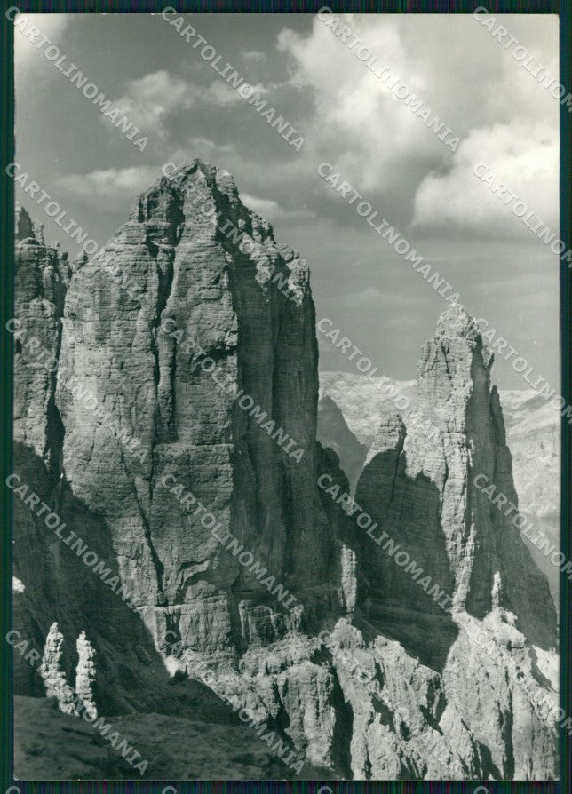 Bolzano Corvara Colfosco in Badia Denti di Mezdì FG Foto cartolina HB4805 – fronte