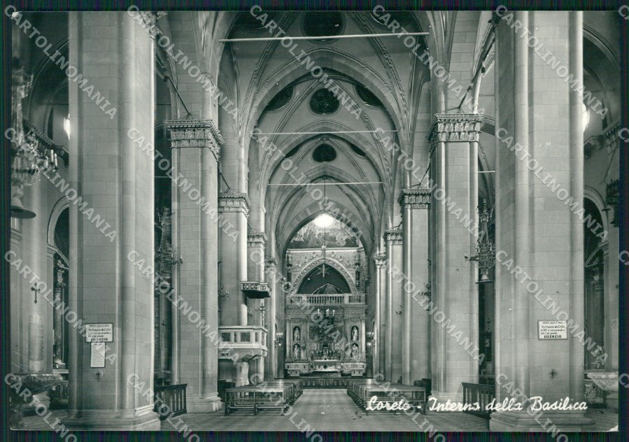 Ancona Loreto Basilica PIEGA FG Foto cartolina HB4811 – fronte