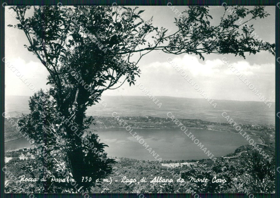 Roma Rocca di Papa Lago Albano Monte Cavo FG Foto cartolina HB4817 – fronte