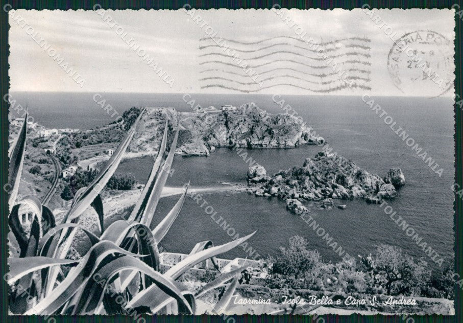Messina Taormina Isola Bella Capo Sant'Andrea FG Foto cartolina HB4819 – fronte