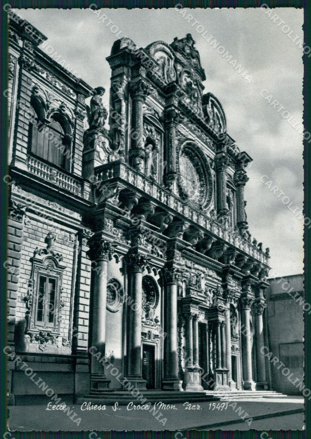 Lecce Città Chiesa Santa Croce FG Foto cartolina HB4821 – fronte
