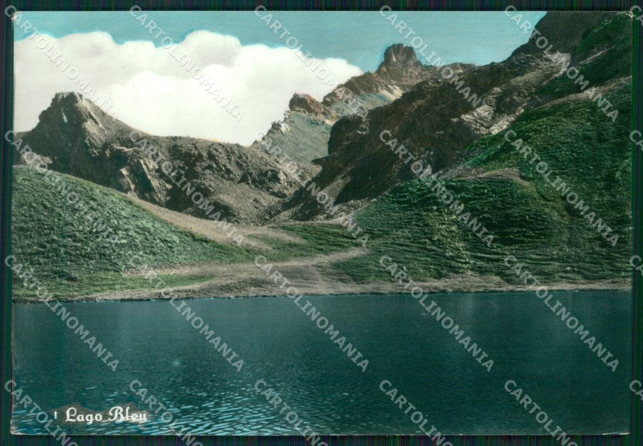 Aosta Valtournenche Lago Bleu FG Foto cartolina HB4823 – fronte