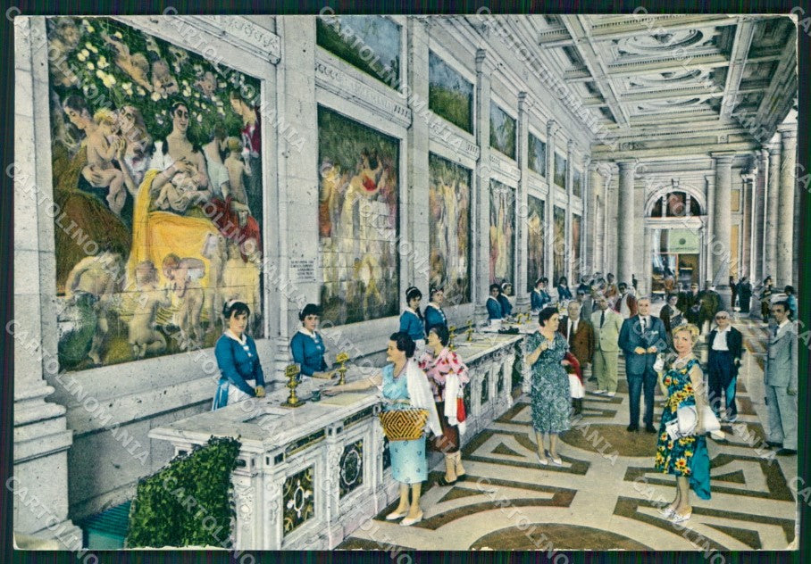 Pistoia Montecatini Terme Stabilimento Tettuccio FG Foto cartolina HB4825 – fronte