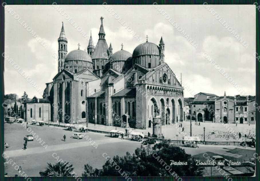 Padova Città Basilica Sant'Antonio PIEGHINA FG Foto cartolina HB4827 – fronte