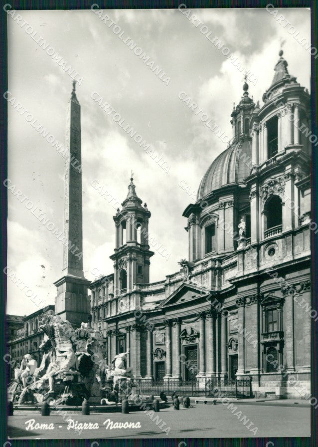 Roma Città Piazza Navona Fontana FG Foto cartolina HB4830 – fronte