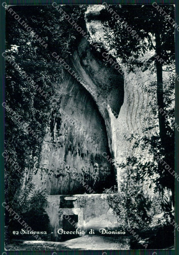 Siracusa Città Orecchio di Dionisio PIEGATA FG Foto cartolina HB4835 – fronte
