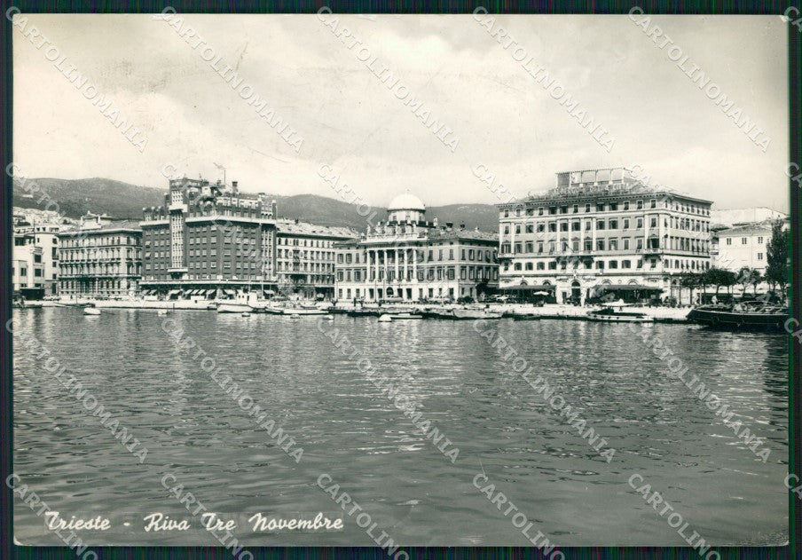 Trieste Città Riva Tre Novembre FG Foto cartolina HB4853 – fronte
