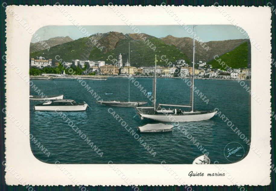 Genova Rapallo Barche FG Foto cartolina HB4855 – fronte