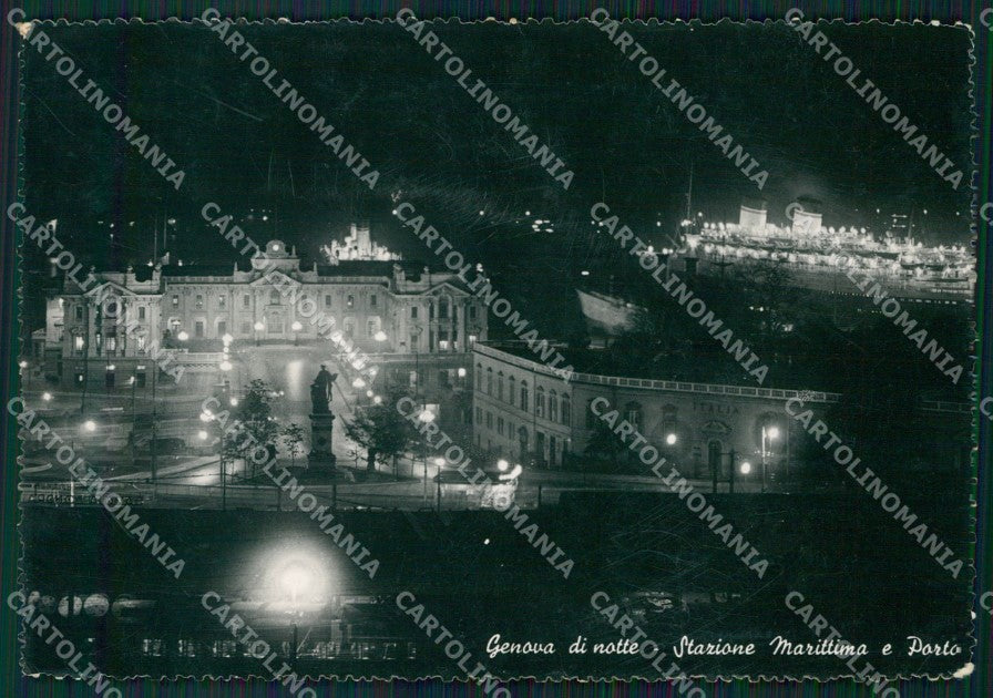Genova Città Stazione Marittima FG Foto cartolina HB4856 – fronte