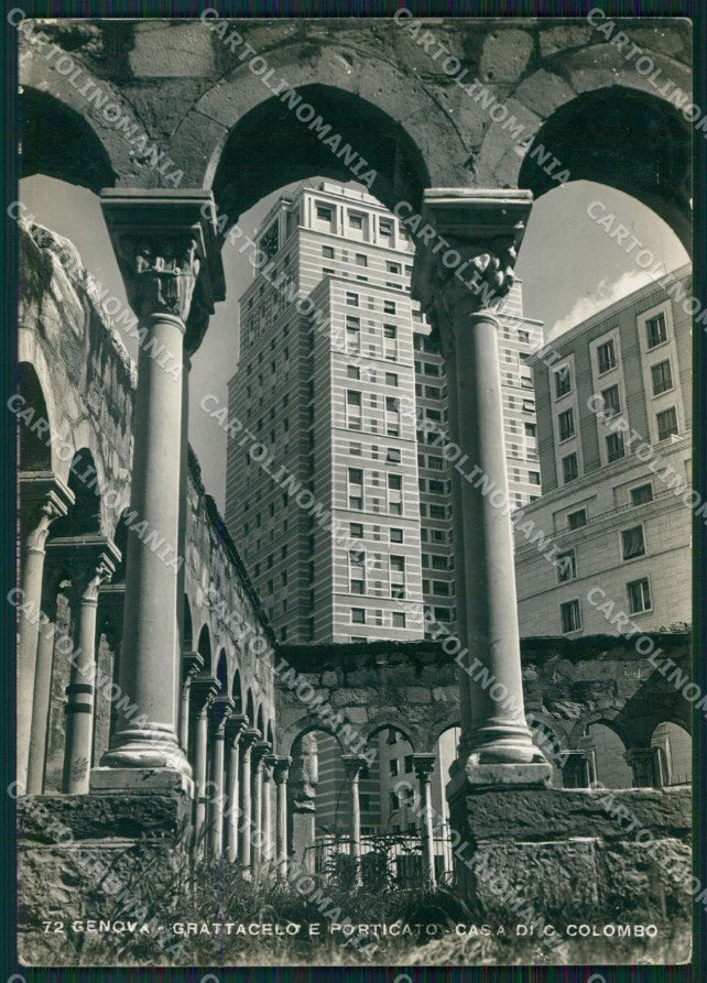 Genova Città Casa Colombo FG Foto cartolina HB4857 – fronte