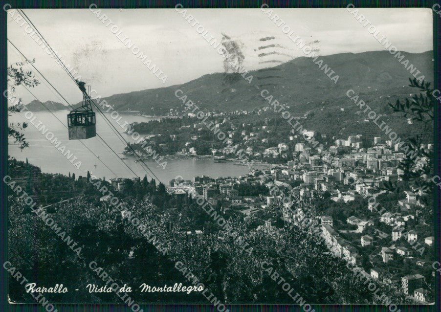 Genova Rapallo Montallegro Funivia FG Foto cartolina HB4863 – fronte