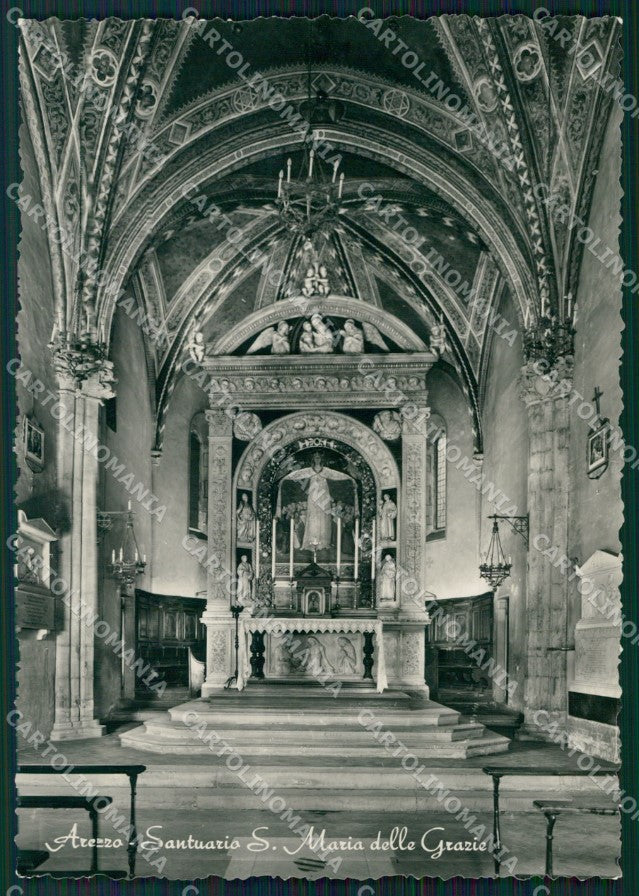 Arezzo Città Santuario FG Foto cartolina HB4868 – fronte