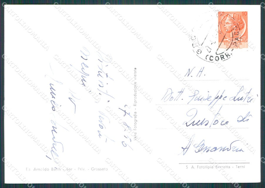 Grosseto Marina di FG Foto cartolina HB4880 – retro