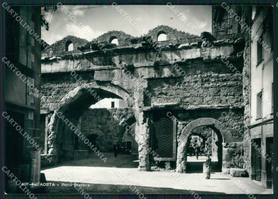 Aosta Città Porta Pretoria FG Foto cartolina HB4881 – fronte