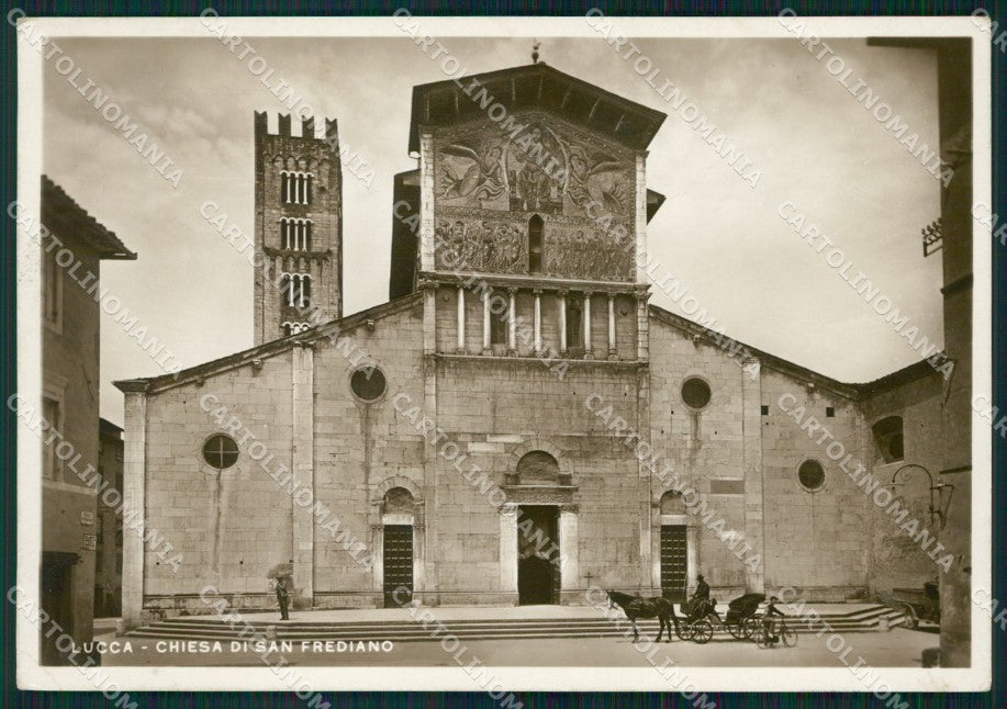 Lucca Città Carrozza PIEGHINA FG Foto cartolina HB4898 – fronte