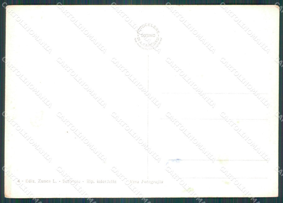 Torino Sestriere FG Foto cartolina HB4908 – retro