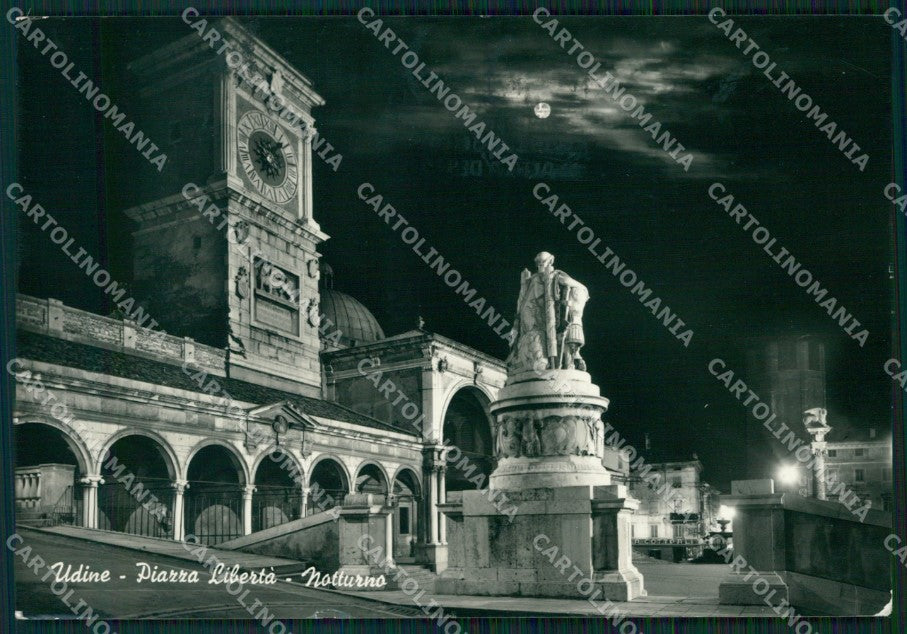 Udine Città Chiaro di Luna FG Foto cartolina HB4912 – fronte