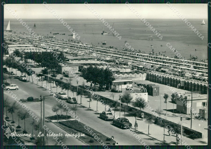 Rimini Riccione Auto FG Foto cartolina HB4944 – fronte