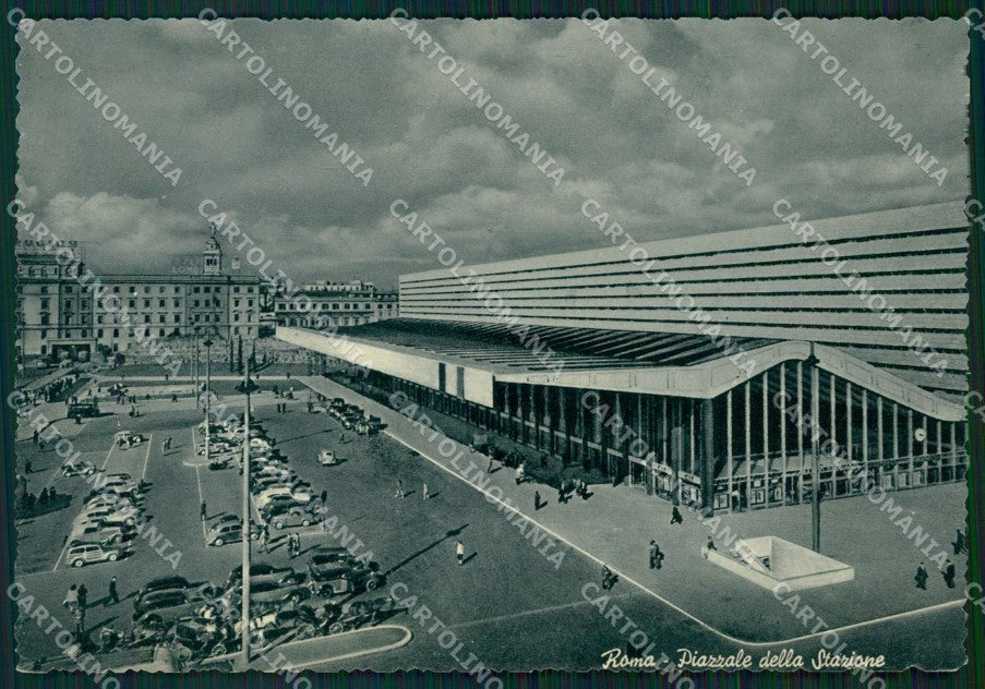 Roma Città Stazione Auto FG cartolina HB4951 – fronte